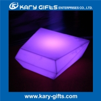 LED RGB multi color chair plastic waterproof led illuminated stool